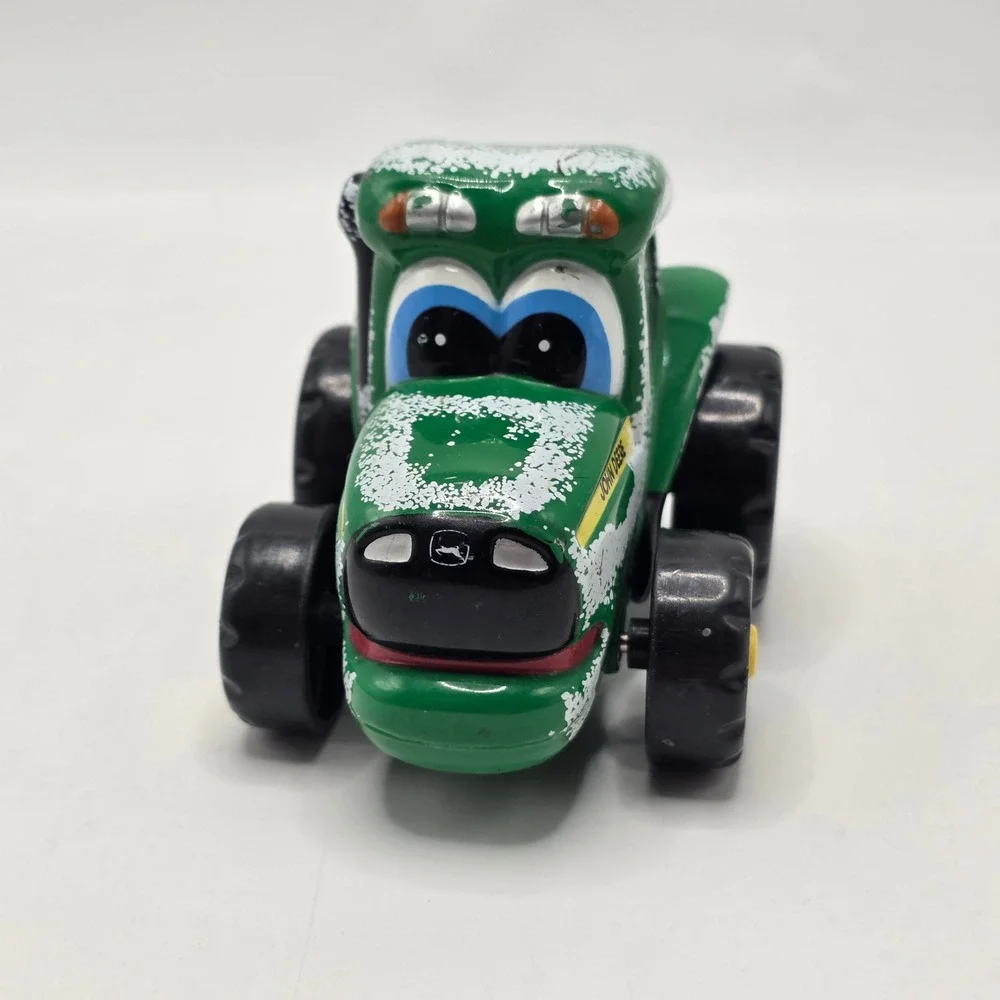 John Deere Ertl Johnny Tractor Diecast Metal Toy Green Farm Vehicle Splatter